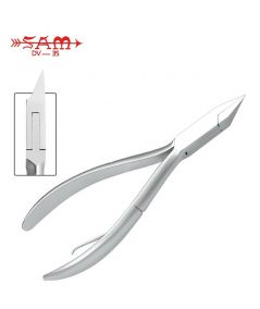 Pince à ongles incarnés Sam 613 - Mors plats & fins - Taille 13 cm - Inox